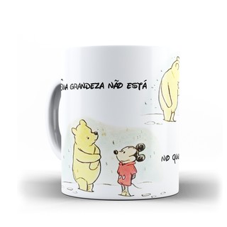 caneca Mickey e ursinho Pooh