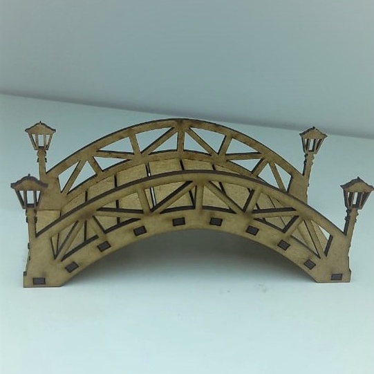 Ponte suspensa 10cm miniatura mdf para personalizado de luxo