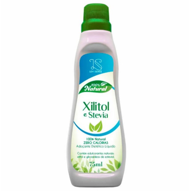 Adoçante Liquido 100% natural Xilitol e Stevia - 75ml | Shopee Brasil