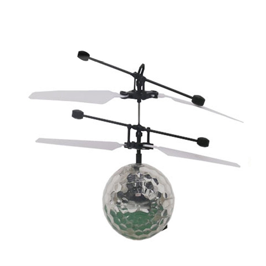 115 Infrared Induction Flying Flash Disco Colorful LED Ball Helicopter Kids Toy Shopee Brasil