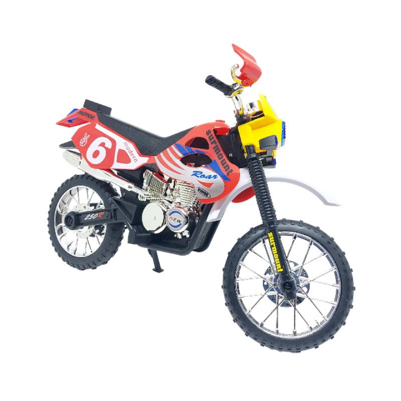 Moto de Brinquedo Motocross 28cm Moto de Trilha Infantil