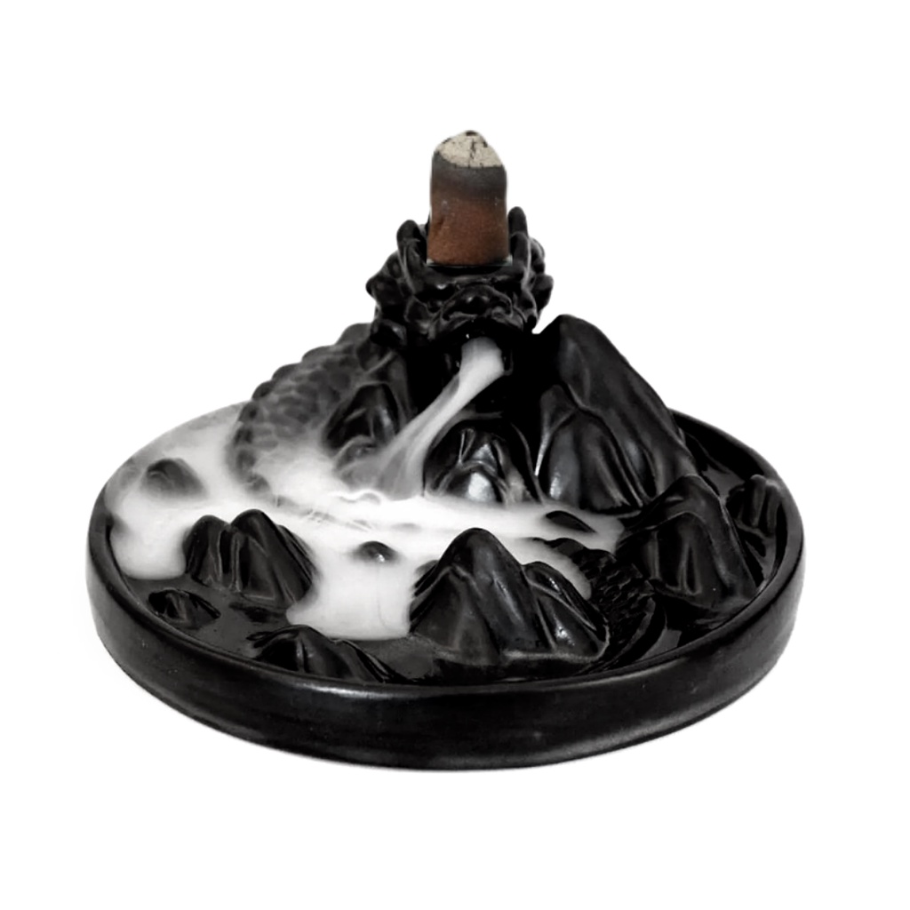 Lyrlody Porta Incenso A Cascata In Porcellana Rossa – Bruciatore A Forma Di Teiera Con Effetto Acqua – Per Aromaterapia E Relax