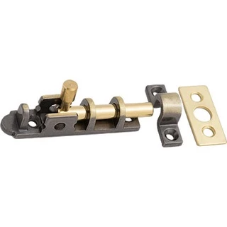 Trinco Ferrolho Fecho Para Porta E Janela 9cm Oxidado Reforcado - Promocao