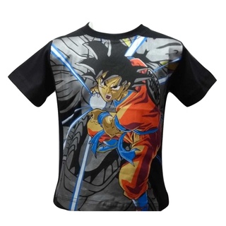 Camiseta Dragon Ball Goku Criança 100% Algodão DGB03