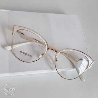 Armação De Óculos Feminino Titânio Gatinha /1002