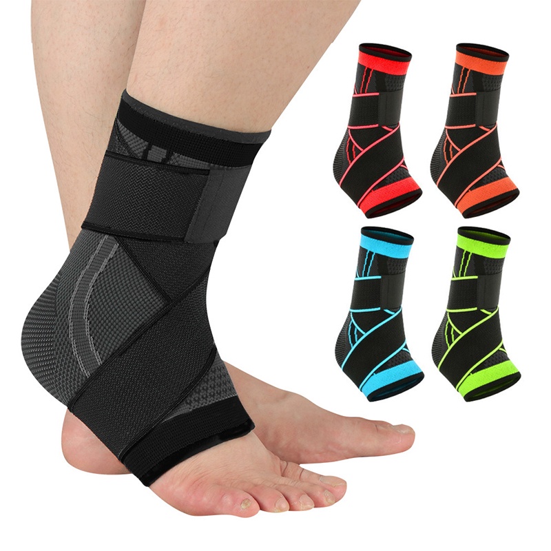 1 Pcs Elastic Tornozeleira Bandagem Chaves Pé Pesos De Futebol Órtese