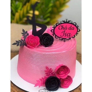 Topo de bolo de festa feminino, premium, topo de bolo de madeira, galinha,  noite, aniversário, despedida de solteira, bolo, decoração, acessório de  foto. : : Saúde e Bem-Estar