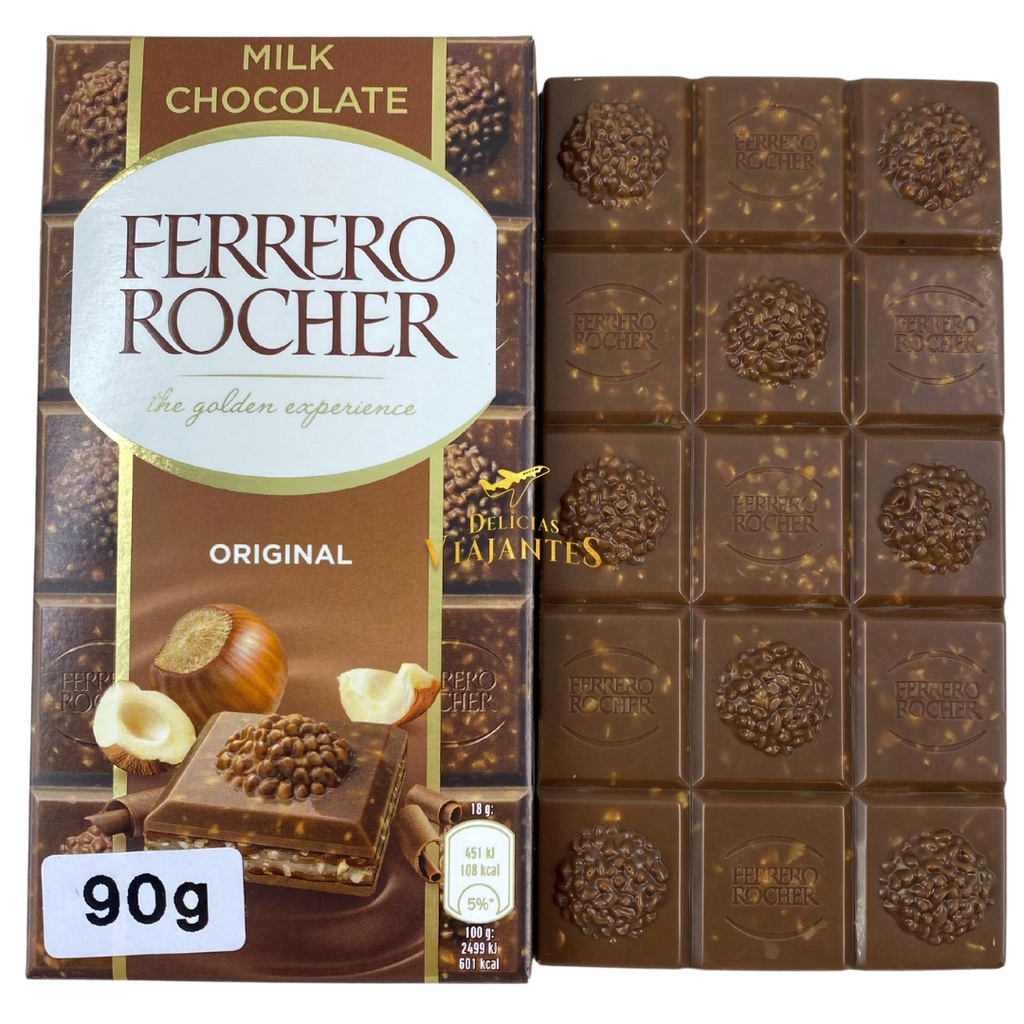 Ferrero Rocher em Barra - Ferrero Rocher Importado - 90g | Shopee Brasil