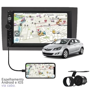 Kit Central Multimídia MP5 MP8 Vectra 2006 a 2012 - Grafite