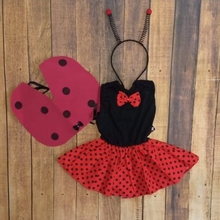 Vestido de joaninha para best sale bebe de 1 ano