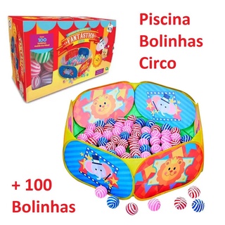 100 Bolinhas Coloridas Crianças Playground Jogos Piscina