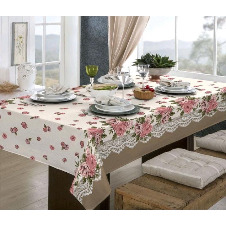 Toalha de mesa linhão Quadrada 4 lugares | Shopee Brasil