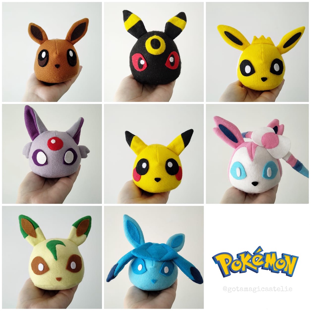 Pelúcia Pokémon: Evoluções Eevee Mini (13cm)