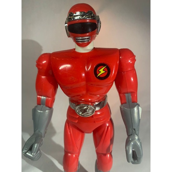 Boneco estilo Power Rangers - ranger vermelho Power Bot Trendmasters ...