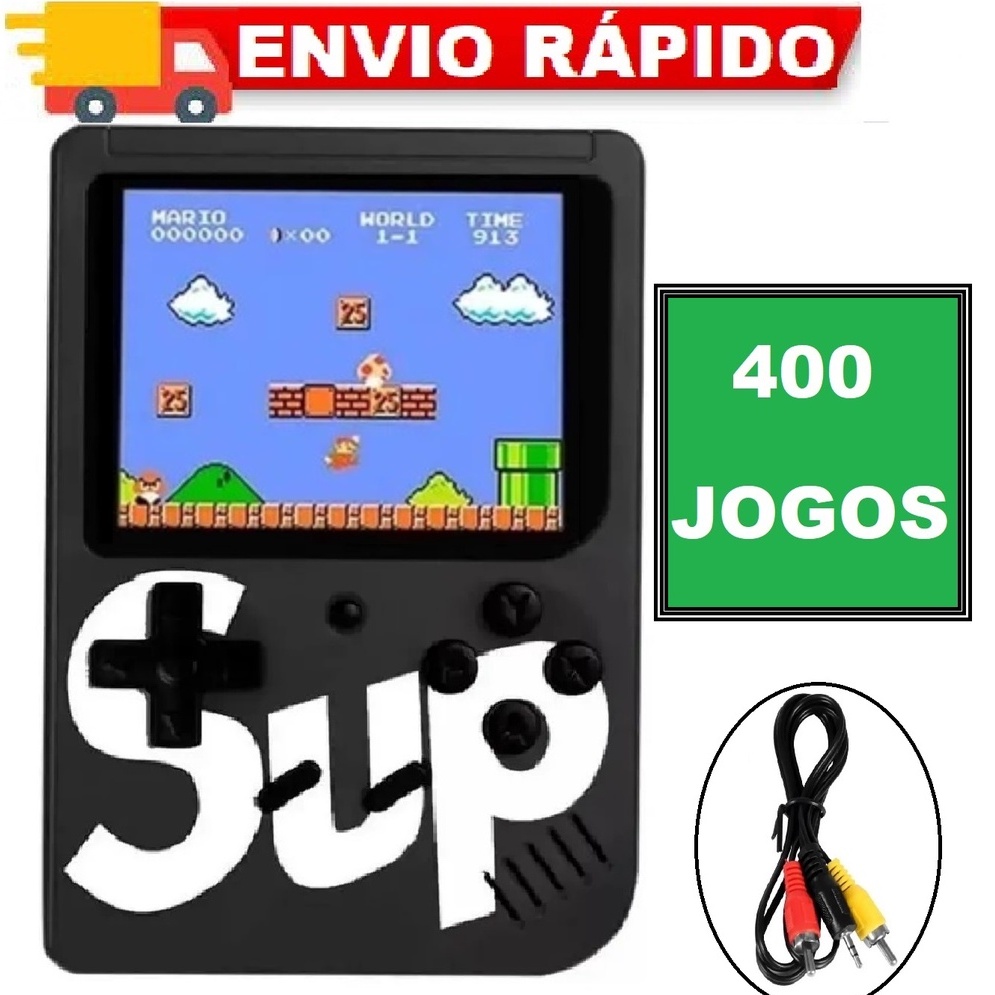 Mini Game Box Portátil Boy 400 Jogos Plus - sup game - portátil