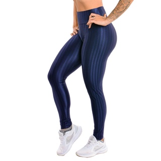 Kit 2 Calças Legging Feminina Cintura Alta 8cm Confortavel Preto Grossa  Confortável