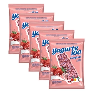 Kit 5 Balas Yogurte 100 Original 600g - Dori