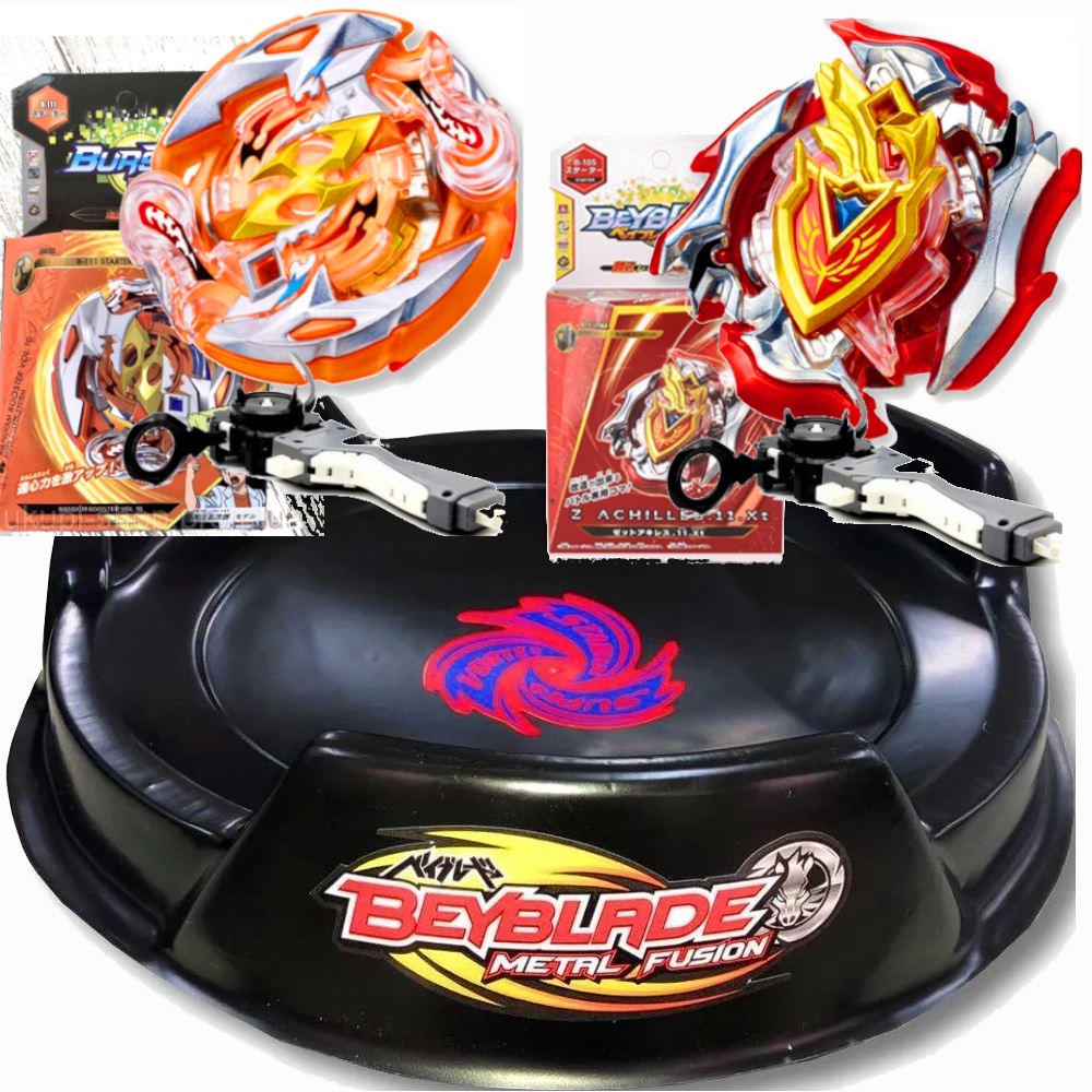 Beyblade Crash Ragnaruk vs Z Achilles Arena - TOP GYRO | Shopee Brasil