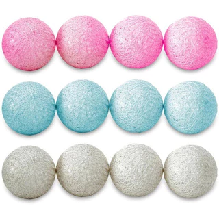 Luminária Cordão Fio De Luz 10 Bolas Led Decoração 3 Cores em Oferta na Shopee