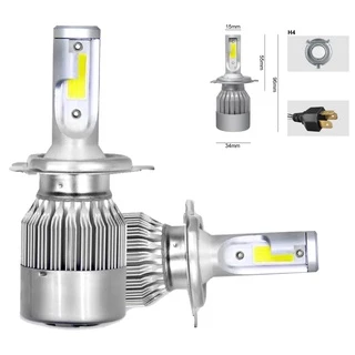 Kit Par Super Led 20000 lumes  H1 H3 H4 H11 Hb4 Hb3 H7 6500k Xenom em Oferta na Shopee