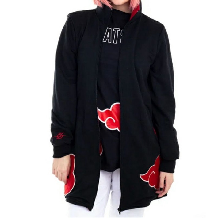 Blusa Moletom Piticas Naruto Akatsuki Capa Cosplay anime geek