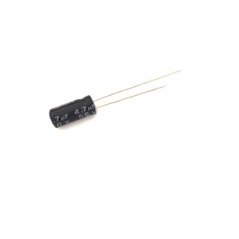 Kit 50pçs Capacitor Eletrolítico 4,7uf X 50v 105ºc 5*11mm