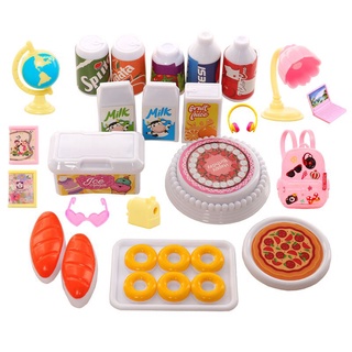 Mais Novo Hot Sale Da Moda Crianças Brinquedos 25 Itens / Lote Cozinha  Ferramentas Kits De Alimentos Para Barbie Diy Jogo Melhor Presente De  Aniversário De Natal Presente