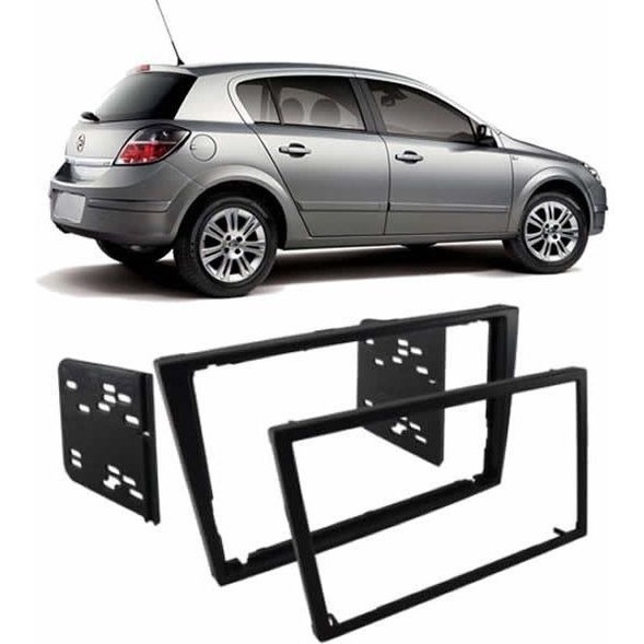 Moldura Dvd 2 Din Vectra Gt 2005 A 2011 Preta
