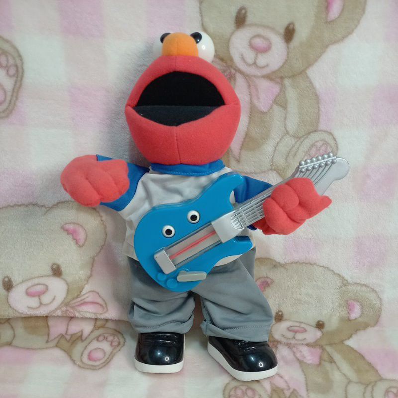 Boneco Elmo guitarrista Fisher Price Shopee Brasil