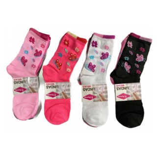 Kit 6 Pares de Meias Feminina Cano Médio 35a40