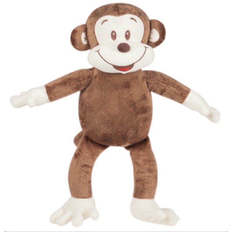 Macaco de Pelúcia Safari 30cm Decoração Anti-alérgico