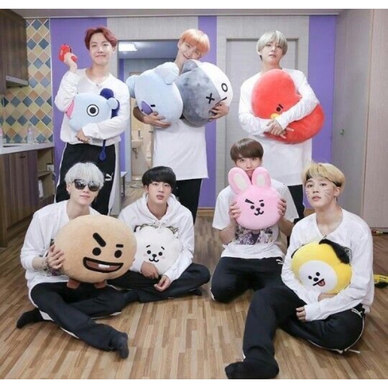 Colar Kpop BTS Cooky Koya Mang Tata RJ Shooky chimmy presente criativo  colar de fã Kpop Army Bangtan Boys.