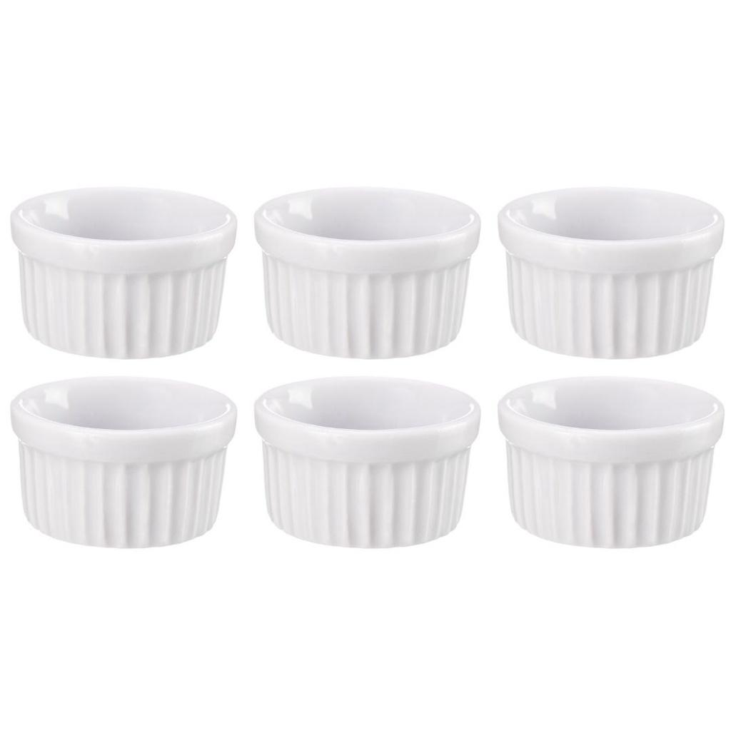 Kit 6 Ramekin Mini Finger Food Porcelana 50 ml Shopee Brasil
