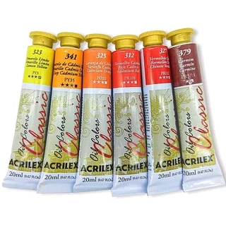 Tinta a Óleo Para Telas 20ml Oil Colors - Acrilex (4°Parte)