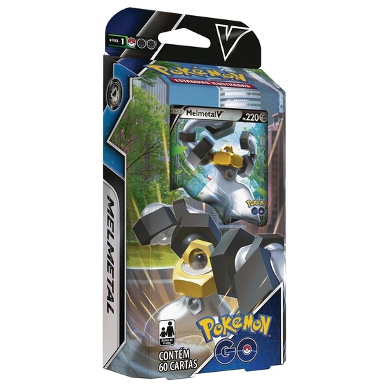 2 Decks Pokémon GO Baralho Batalha V Mewtwo V e Melmetal V Copag cards  cartas em português : Book: : Brinquedos e Jogos