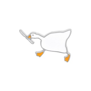 Broche de desenho animado divertido, broche de desenho animado de galinha  branca grande, mochila camisa acessórios de roupas com emblema - AliExpress