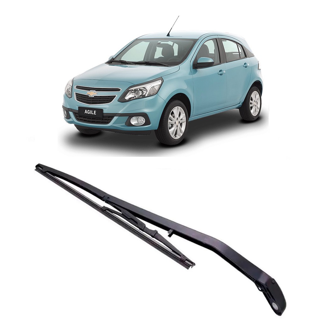 Palheta Parabrisa Chevrolet Agile 2011 a 2015 Silicone Par - 672208 -  Homologacao