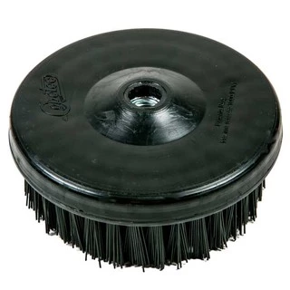 Escova Rotativa Uso Politriz 120mm para Limpeza Pesada Escova Agressiva com cerdas em Nylon Copetec