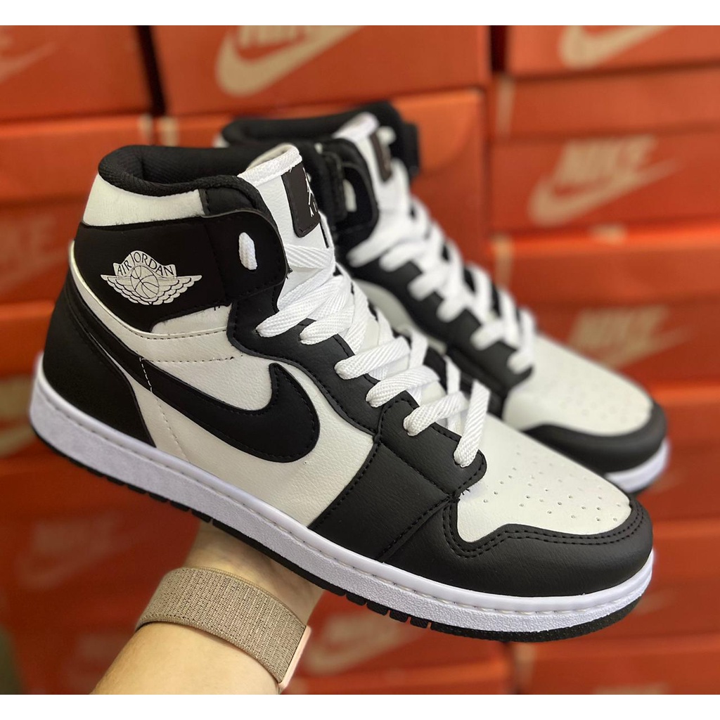 Tênis Nike-air jordan 1 baixo para homens e mulheres, calçados