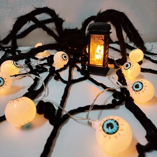Enfeite Decorativo Halloween Lanterna Aranha Olhos Dia Das Bruxas Vendido Separado