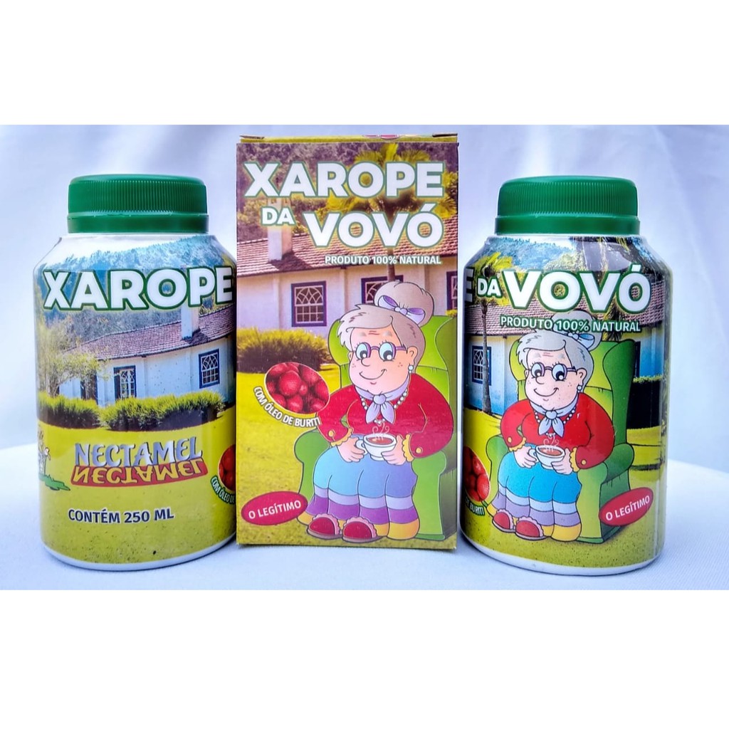 Kit 12 Xarope da Vovó 250ml - O LEGÍTIMO ( Contra Resfriado, Gripe ...