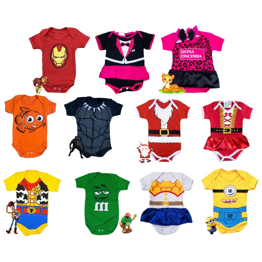 promoção body temático bebê infantil fantasia mesversário em Promoção na  Shopee Brasil 2023