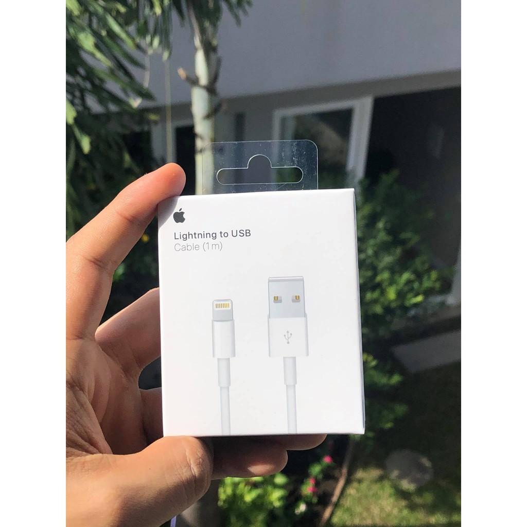 Cabo iPhone Apple Original Lightning USB 1 Metro No Brasil | Shopee Brasil