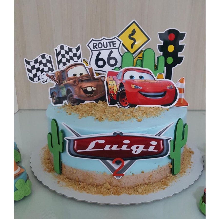 Bolo Carros Disney - Cakes Bolos Decorados