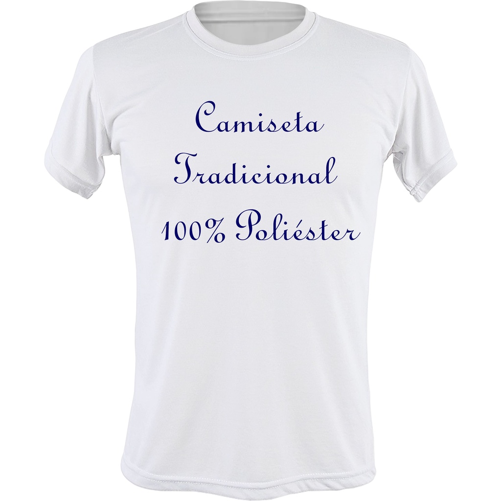 Camiseta para Sublimação Branca 100% Poliester atacado Camisa Sublimática