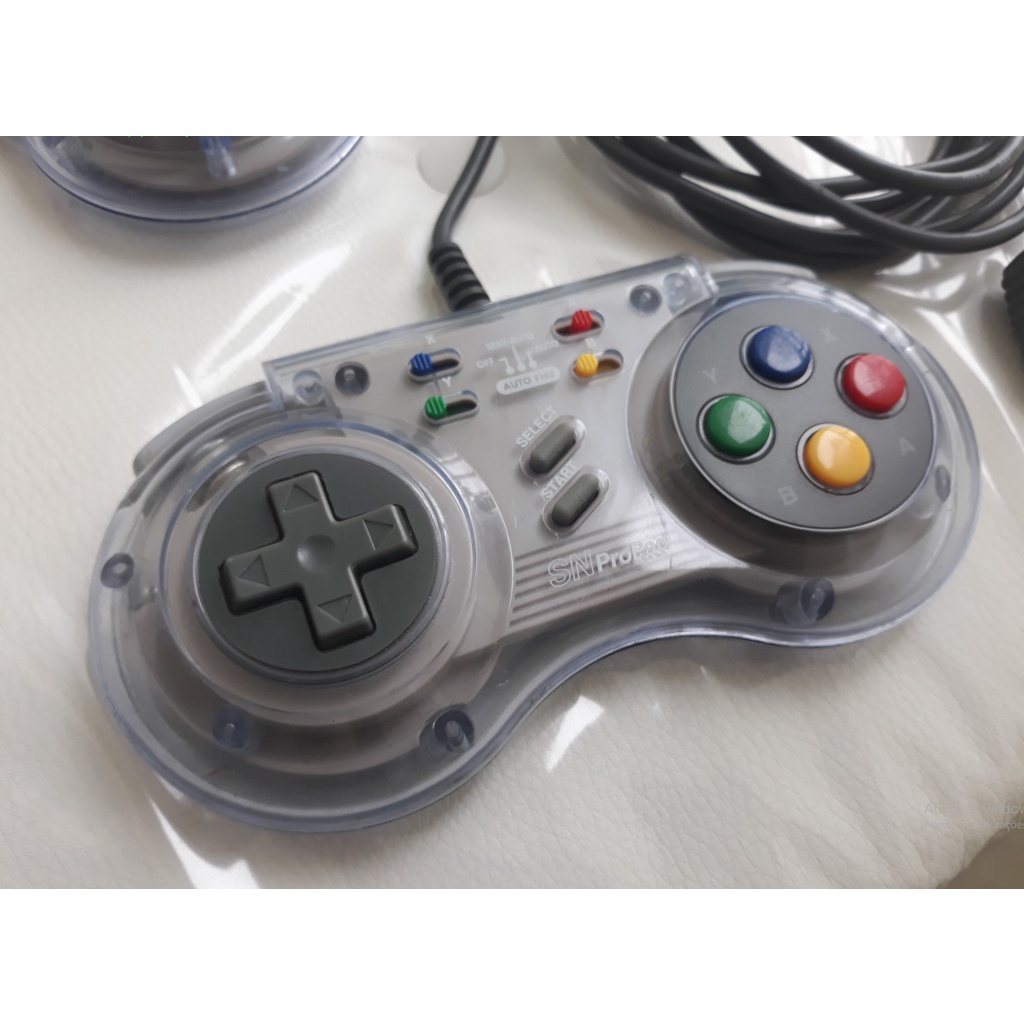 1x Controle Sn Pro Pad Turbo Snes, Super Nintendo | Shopee Brasil