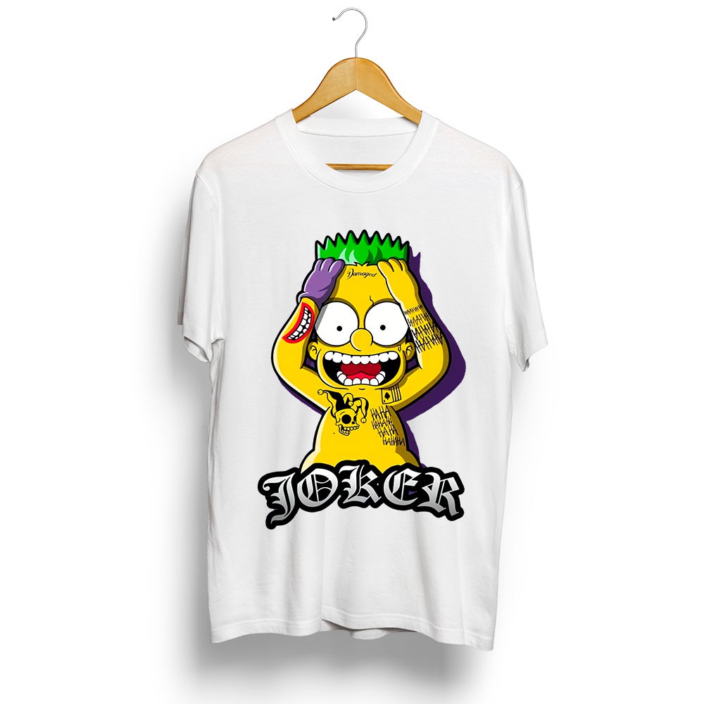 Camiseta Bart Coringa Tatuado Camisa Simpsons | Shopee Brasil