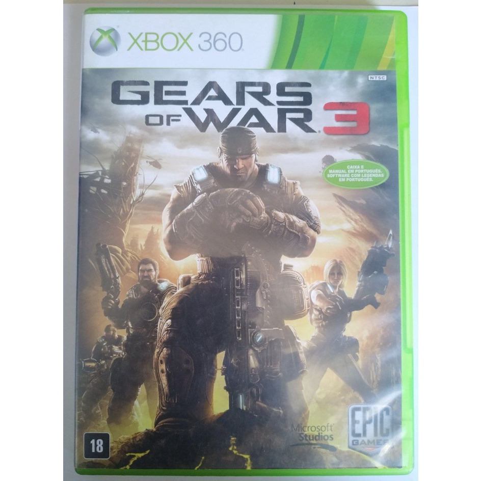 Gears of War 3 para Xbox 360 - Seminovo