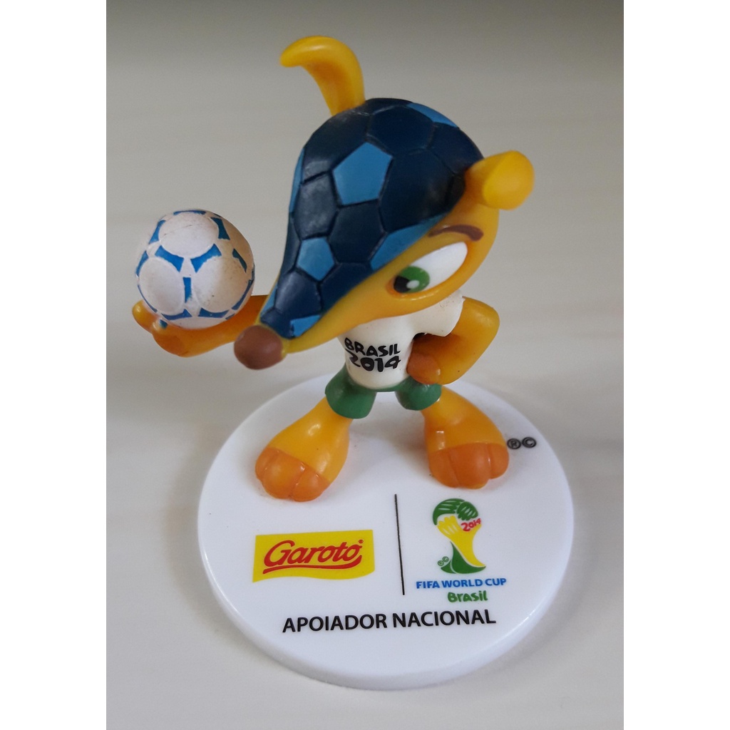 Miniatura Oficial Do Fuleco Mascote Da Copa Do Mundo Da Fifa 2014 Chocolates Garoto Shopee Brasil 8010