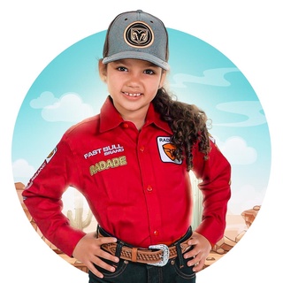 camisao country radade infantil bordada barretos peao
